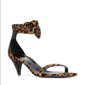 Saint Laurent pony kitten keep with ankle strap